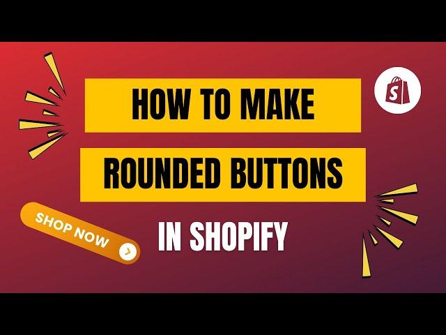 How to Make Rounded Buttons in Shopify Dawn 2023 (NO CODING)