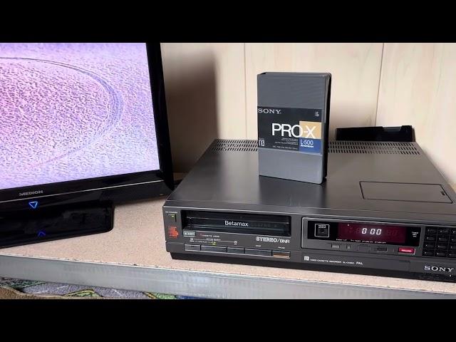 Sony SL-C40 Betamax Videorecorder Beta VCR 80’s Testlauf