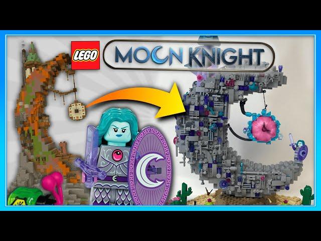 I made a LEGO Moon Knight CASTLE! 