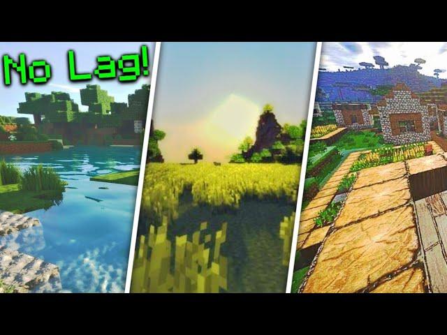 Top 10 No Lag Shaders For Minecraft PE 2022!