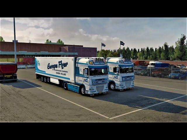 ETS2 1.47 ProMods 2.65 Convoy Multiplayer DAF XF 105.510/460 (Eindhoven -Valenciennes )