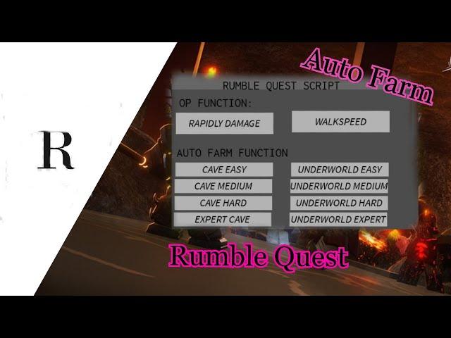 [Roblox] Rumble Quest Script Instant kill
