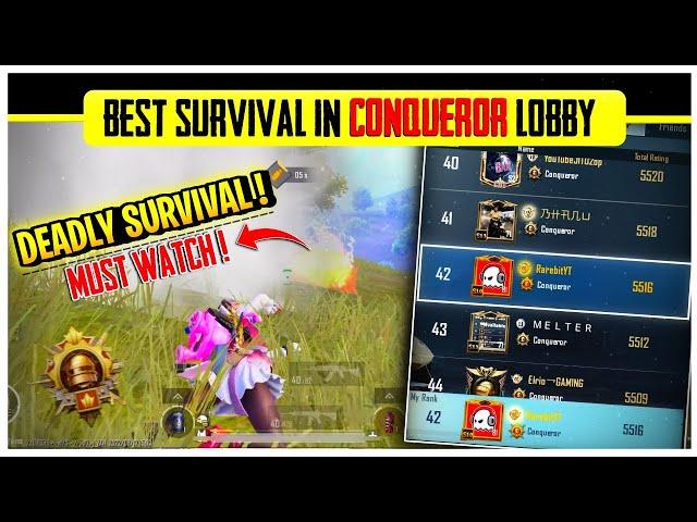 The Deadliest Survival in Solo Conqueror Lobby | C3S7 Solo Conqueror | Solo Conqueror Push Day 24