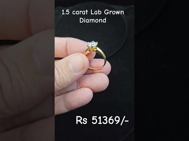 1.5 carat Lab Grown Diamond Price in India  #shorts