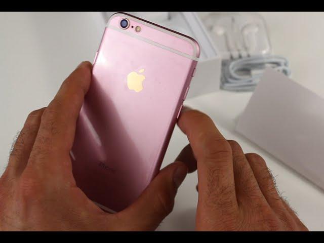 FAKE Rose Gold iPhone 6s Unboxing and Review (BUYER BEWARE)