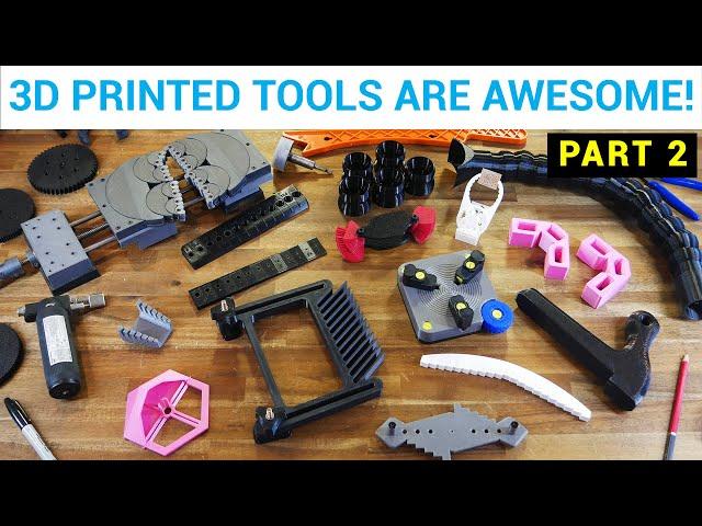 12 more 3D printed tools you need for your workshop