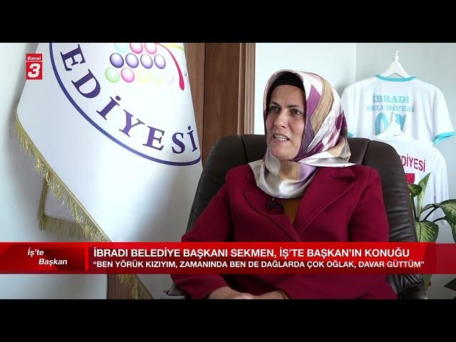 İŞ TE BAŞKAN (İBRADI BELEDİYE BAŞKANI HATİCE SEKMEN) | 14.12.2024