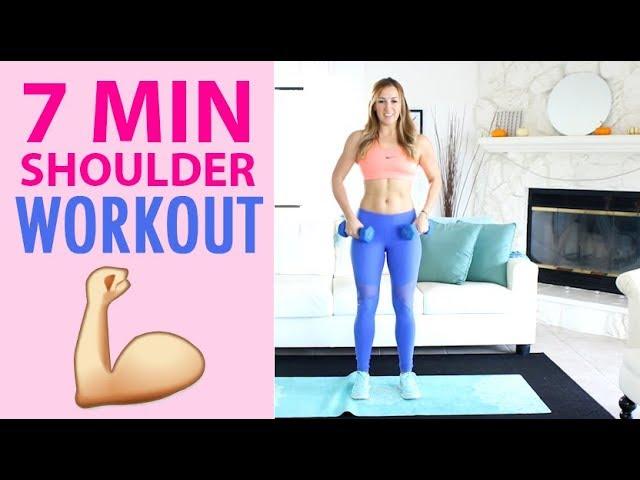 7 min Shoulder Workout for Women | BEST Arm Workout at Home