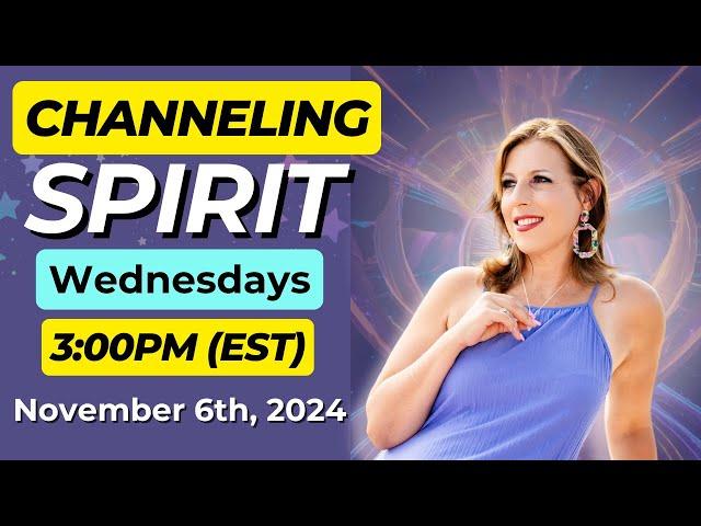 Channeling Spirit - Live Readings - Wednesdays @3PM (EST) #channelingspirit #twinflames #spirit