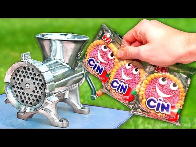 EXPERIMENT SWEET COOKIE VS MEAT GRINDER