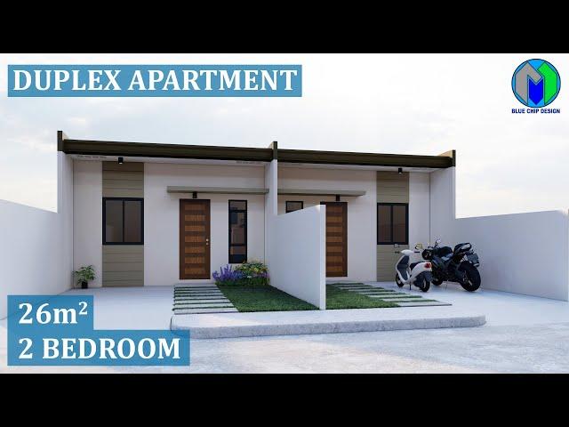 Duplex House Design | Duplex Apartment | Tiny House Design | Bungalow House Design