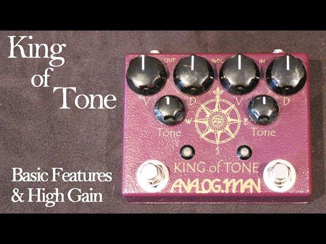 Analogman King Of Tone: Main Features + High Gain Mod Comparison