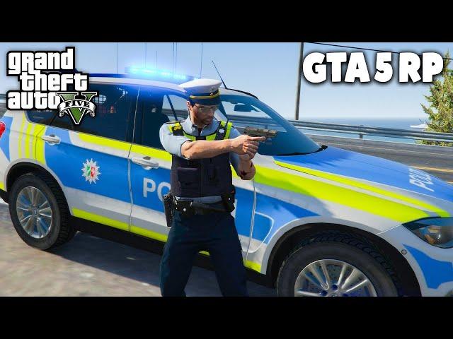 POLIZEI auf STREIFE in GTA RP! - GTA 5 Roleplay Online - Deutsch