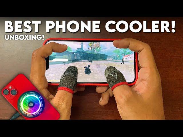 Best Phone Cooler for Gaming with Unboxing + HANDCAM (Call of Duty Mobile) 4 Finger Claw with Gyro