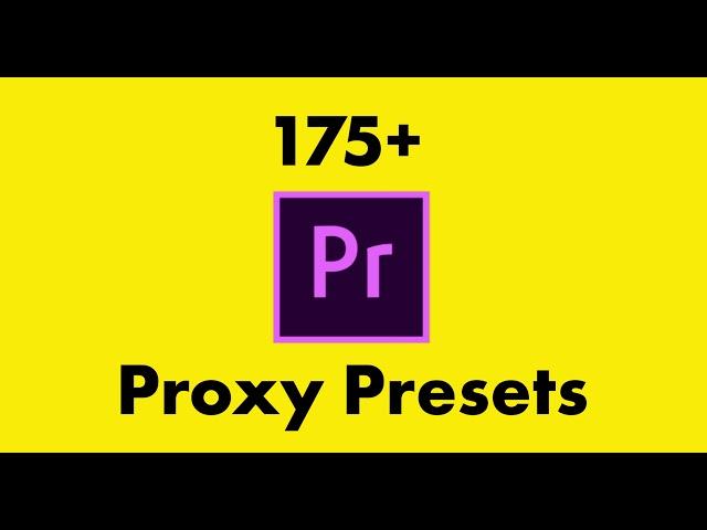 premiere pro cc proxy presets v2