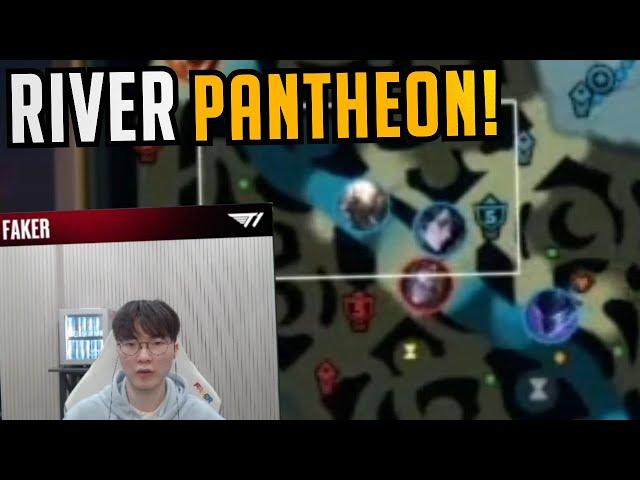 T1 Faker Plays River Pantheon! - Best of LoL Stream Highlights (Translated)