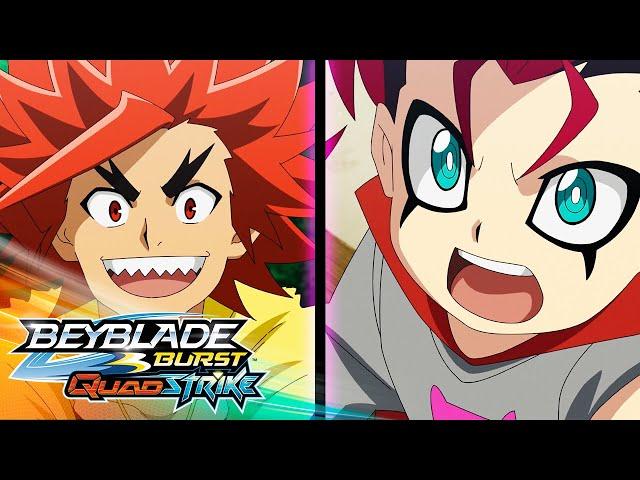 Jiji is in TROUBLE! Can Bel win the CHALLENGE against Xander? | BEYBLADE BURST QUADSTRIKE EP10