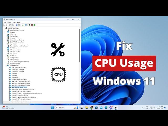 How to Fix 100% CPU Usage on Windows 11