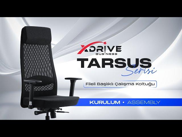 Fileli Çalışma Koltuğu Kurulum xDrive Tarsus Business Çalışma Koltuğu Kumaş Gri