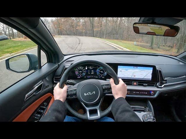 2023 Kia Sportage Hybrid SX Prestige - POV Test Drive (Binaural Audio)