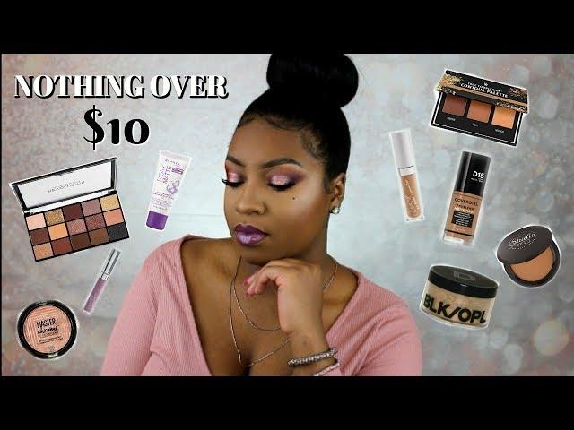 FULL FACE NOTHING OVER $10! | AFFORDABLE MAKEUP TUTORIAL |Soclassieangel