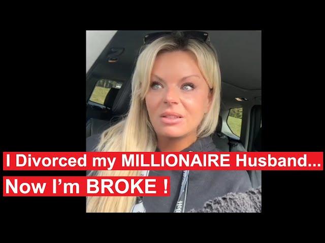 Woman Divorces MILLIONAIRE Husband but gets NOTHING in the Divorce and her Kids now HATE her !