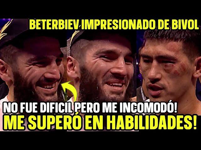 BETERBIEV ACEPTA REVANCHA Y RECONOCE A BIVOL "BIVOL TIENE MEJORES HABILIDADES PERO ALLAH ME ELIGIÓ"