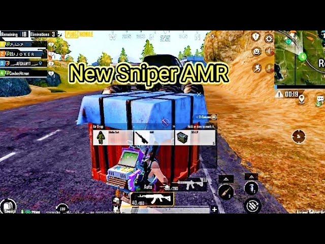 New sniper rifle in pubg ( LYNX AMR )gameplay