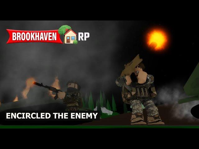 Military War - Convoy Ambush (Roblox Brookhaven RP)