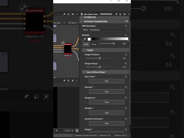 Substance Designer Tips & Tricks | Custom PBR Template Tutorial #short #substancedesigner #3dart