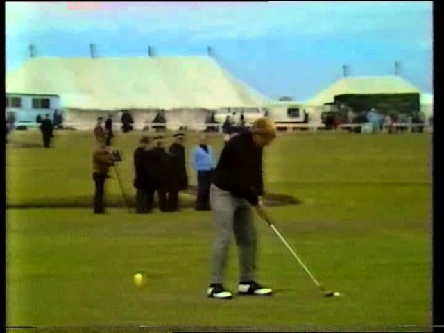 Jack Nicklaus drives 360+ yards at the 18th  St Andrews Playoff 1970