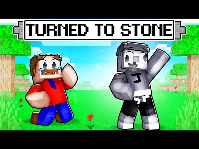 Jeffy TURNED To STONE In Minecraft!