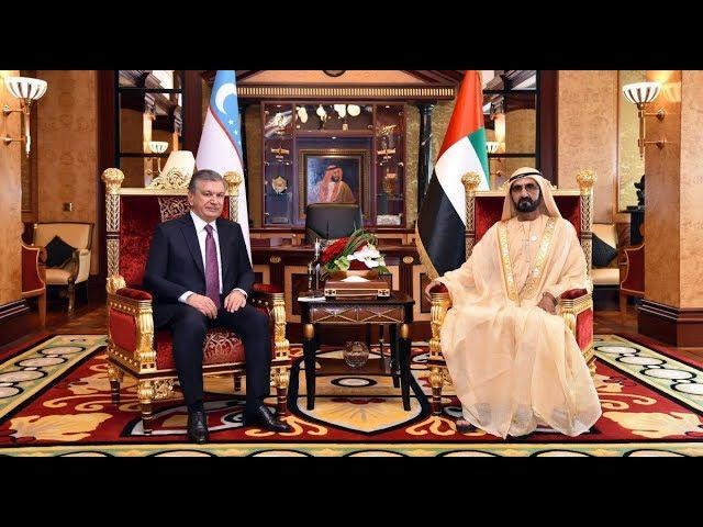 President of Uzbekistan Shavkat Mirziyoyev visited the Emirate of Dubai