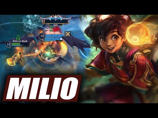 Wild Rift Milio Gameplay (New Champion) Build & Runes