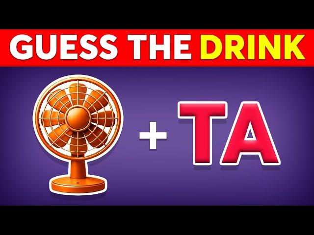 Can You Guess the DRINK by Emoji?  Monkey Quiz