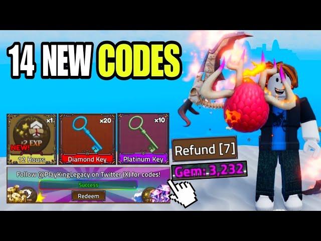 *NEW CODES* ALL WORKING CODES IN KING LEGACY 2024 NOVEMBER! ROBLOX KING LEGACY CODE