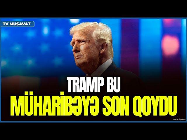 Tramp m*üharibəyə SON QOYDU: İlk uğurunu QAZANDI