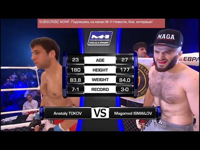 Магомед (Лысый хищник) Исмаилов  VS  Анатолий Токов