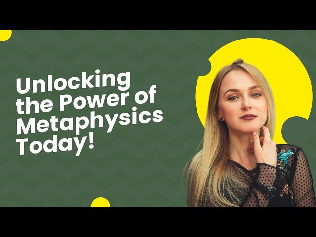 Start Now! Embark on a Journey Beyond the Physical with Metaphysics Info