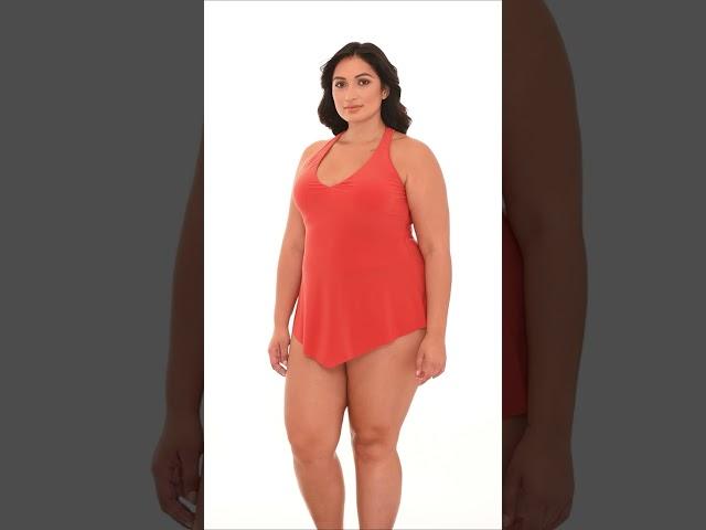 Magicsuit by Miraclesuit Plus Size Taylor Tankini Top | SwimOutlet.com