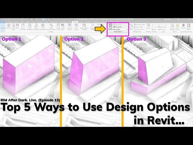 Top 5 Ways to Use Design Options in Revit Tutorial