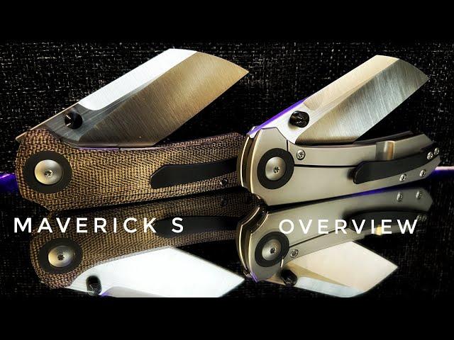 Christensen Knifeworks Maverick S - Frame + Liner Lock - Knife Overview