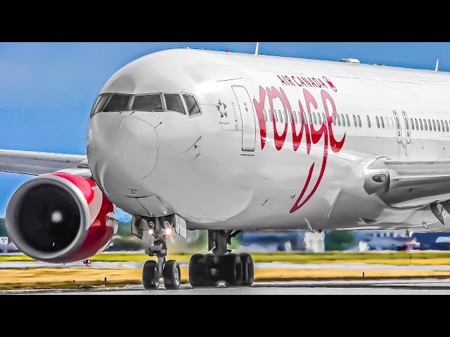 ️ 125 CLOSE-UP TAKEOFFS & LANDINGS in 60 MINS  Montreal Airport Plane Spotting CANADA [YUL/CYUL]