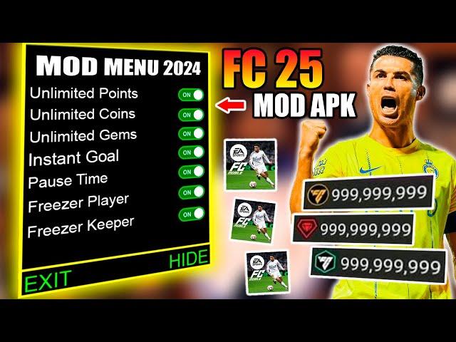 FC Mobile 25 HACK/MOD MENÚMonedas Infinitas, FC Points, Gemas ILIMITADAS Y MÁS (ACTUALIZADO 2025)