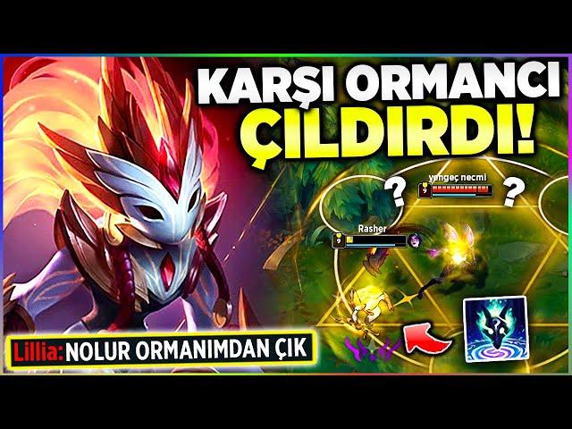 TEK TUŞLA RAKİBİ ÇILDIRTIYORUM!! ADAMI DOĞDUĞUNA PİŞMAN ETTİM!! KINDRED JUNGLE OYNANIŞ | Rasher