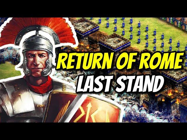 Can 10,000 War Elephants Destroy Return of Rome Last Stand? | AoE II: DE