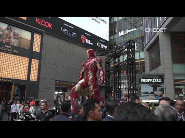 Launching of Marvel Studios: ​​Ten Years of Heroes Exhibition, Pavilion Kuala Lumpur