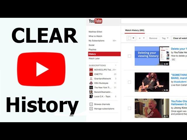 How To Delete YouTube Activity History |  How To  Clear YouTube History