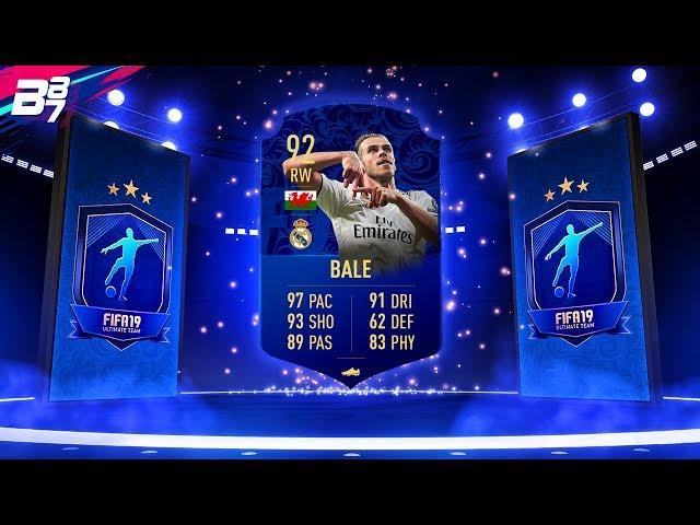 THE CHAMPION TEAM OF THE YEAR 92 GARETH BALE SBC! ICON IN A PACK! | FIFA 19 ULTIMATE TEAM