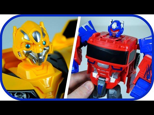 Бамблби и Оптимус Прайм. ТРАНСФОРМЕРЫ: Optimus Prime, Bumblebee.